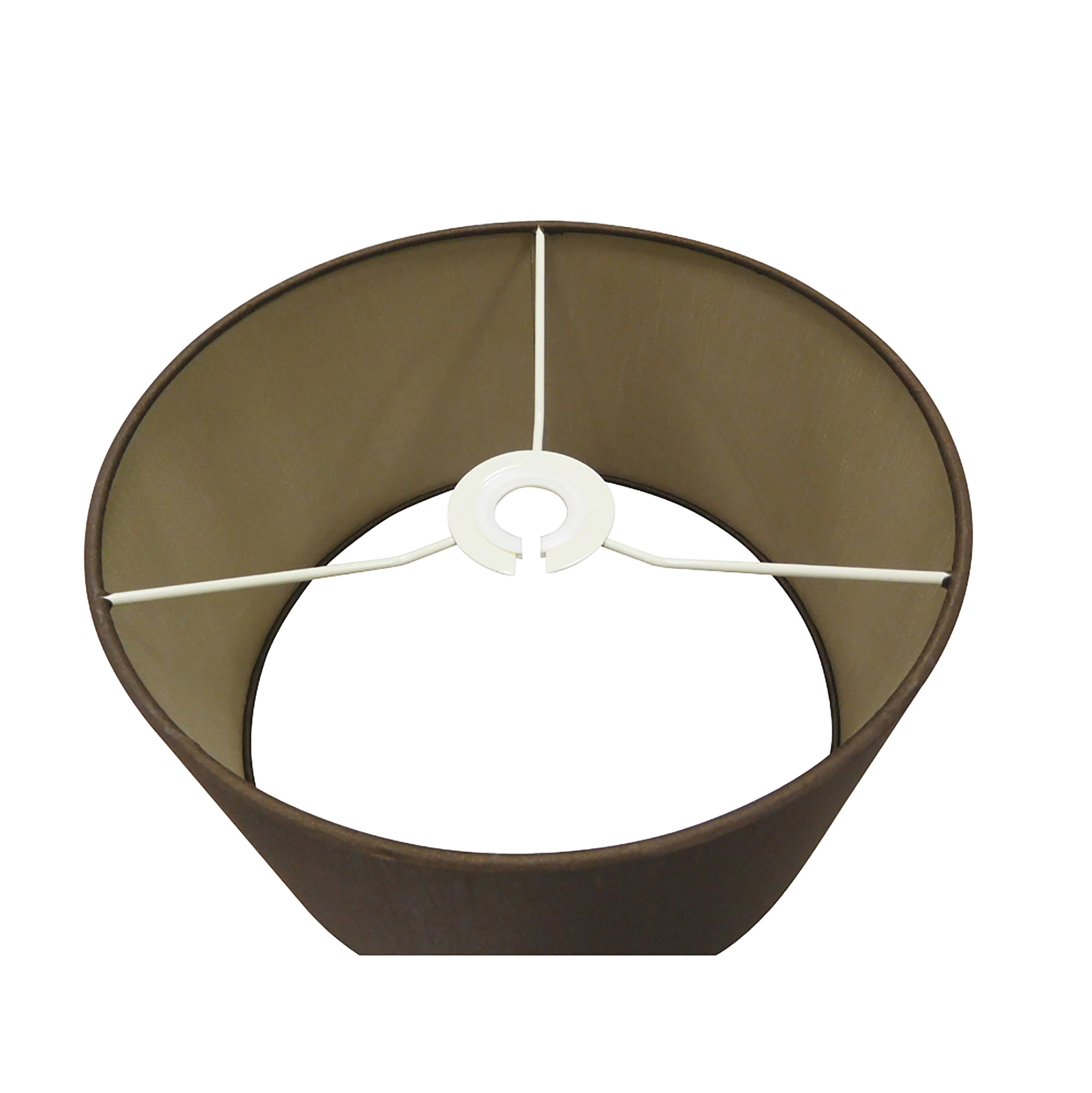 Baymont 30cm Flush 3 Light Raw Cocoa/Grecian Bronze, Frosted Diffuser DK0621  Deco Baymont